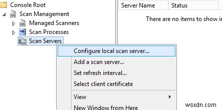Windows Server2012R2での分散スキャンサーバーの構成 