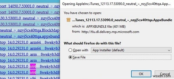 オフラインインストールのためにMicrosoftStoreからAPPXファイルをダウンロードする方法は？ 
