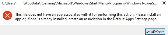 修正：Windowsで実行可能（.EXE）ファイルを開くことができない 