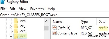 修正：Windowsで実行可能（.EXE）ファイルを開くことができない 
