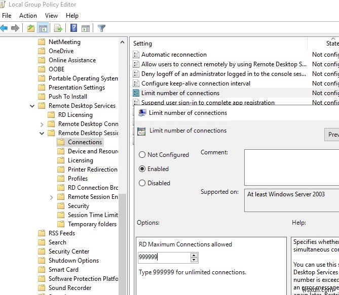 Windows 10および11で複数のRDPセッションを許可するにはどうすればよいですか？ 