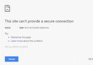 SSLエラー：このサイトはChrome、Opera、Chromiumで安全な接続を提供できません 