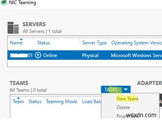 Windows Server2019/2016およびWindows10でNICチーミングを構成する方法は？ 
