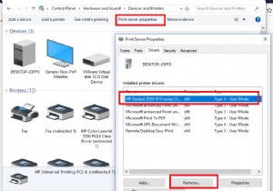 Windows 10に互換性のないプリンタードライバーをインストールする方法