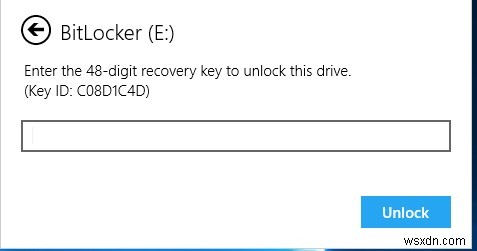BitLocker修復ツールを使用して暗号化されたドライブ上のデータを回復する 