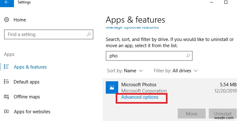 修正：Windows10の写真アプリが非常に遅く開く 