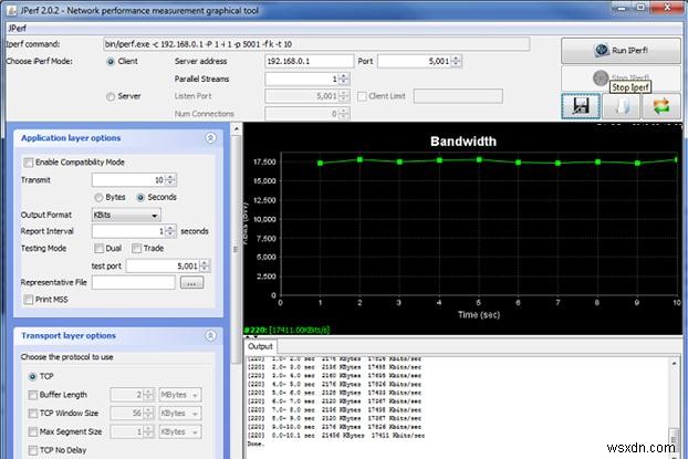 iPerfを使用したネットワーク速度と帯域幅のテスト（スループット） 