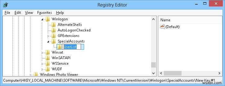 Windows8のウェルカム画面からユーザーを非表示にする方法 