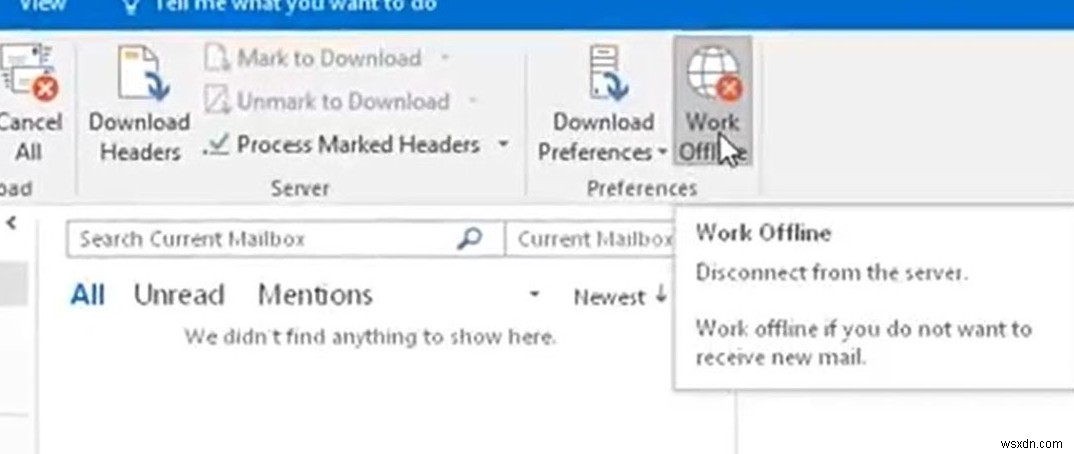 修正：Outlook2016/2013は常にオフラインモードで起動する 