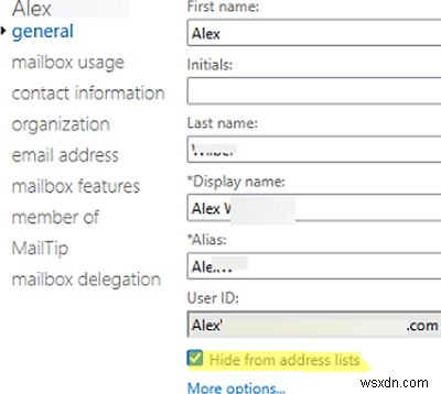 Outlook：名前をアドレス一覧の名前と一致させることはできません 