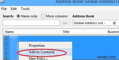 ExchangeまたはOffice365グローバルアドレス一覧（GAL）をCSVにエクスポートする 