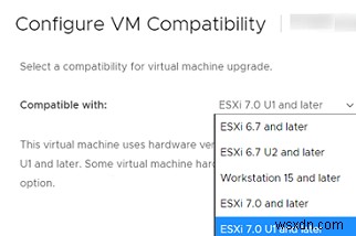 VMware ESXiでVMハードウェアバージョンをアップグレードする方法は？ 