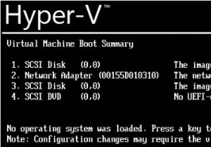 Hyper-Vブートエラー：イメージのハッシュと証明書は許可されていません 