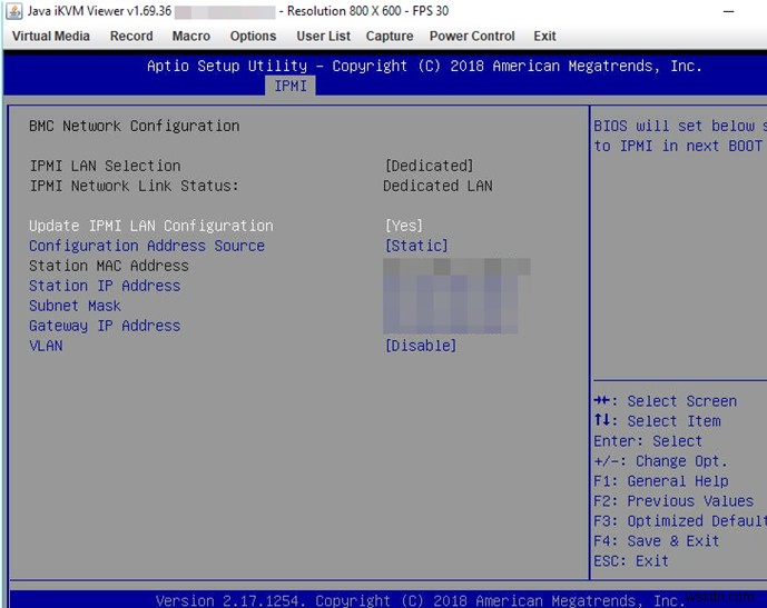 IPMI：SuperMicroリモート管理インターフェースの構成 