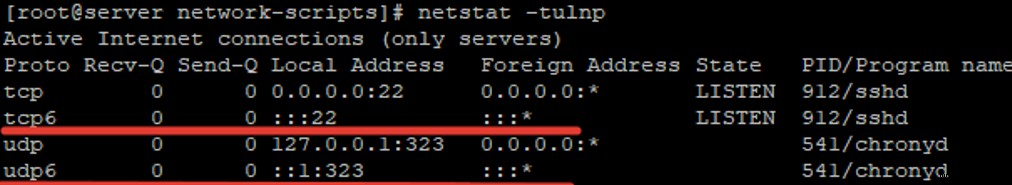 RHEL/CentOSでのネットワーク設定の構成 