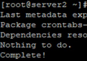 CentOS /RHELLinuxでのCrontabを使用したCronジョブの構成 