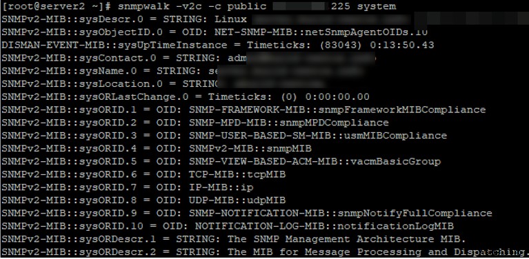 RHEL / CentOS/FedorにSNMPをインストールして構成する 