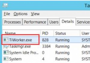 【解決済み】Windows 10でTiWorker.exeのディスク使用率が高くなる問題の対処法
