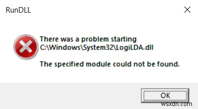 修正済み：Windows 10、8、7でLogiLDA.dllが見つからない 