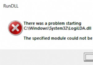 修正済み：Windows 10、8、7でLogiLDA.dllが見つからない 