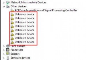 Windows10での不明なデバイスドライバーの問題を修正 