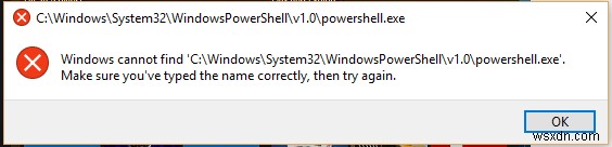 Windows10のスタートメニューの問題から欠落しているWindowsPowerShellを修正する方法 