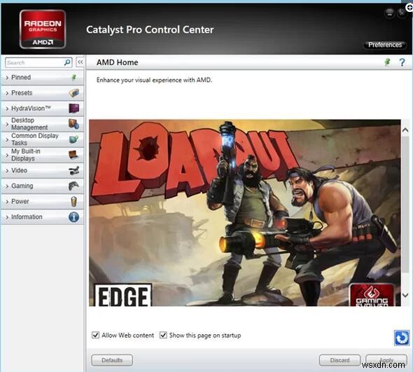 修正済み：AMD CatalystControlCenterを起動できないWindows10 