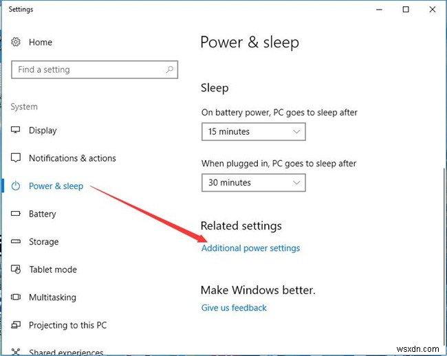 修正済み：Windows10の電源オプションにスリープオプションがない 
