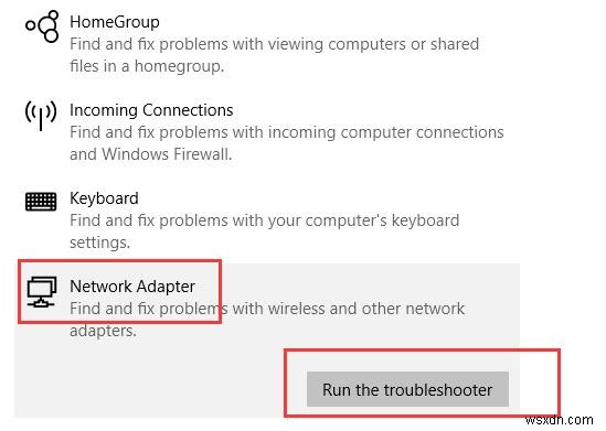 ネットワークアダプターがWindows10に表示されない問題を修正 