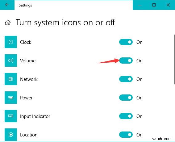 Windows10でサウンドアイコンが見つからない問題を修正 
