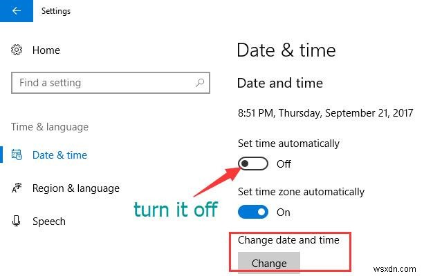 修正済み：Windows10で時間が同期および更新されない 