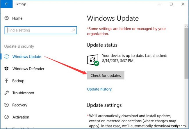 修正済み：Windows 10 AprilUpdate1803のインストールに失敗しました 