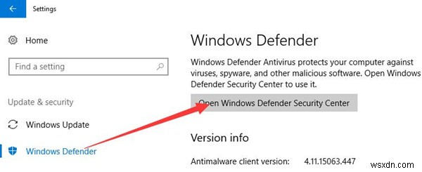 修正済み：WindowsDefenderがWindows10でスキャンされない 