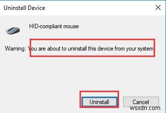 Windows10でHID準拠のマウスが機能しない問題を修正 