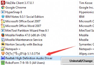 [解決済み]Windows10にRealtekHDオーディオドライバーの障害をインストールする 