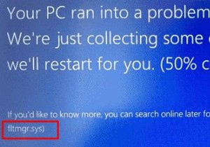 Windows 10、8、7でfltmgr.sysBSODを簡単かつ迅速に修正 