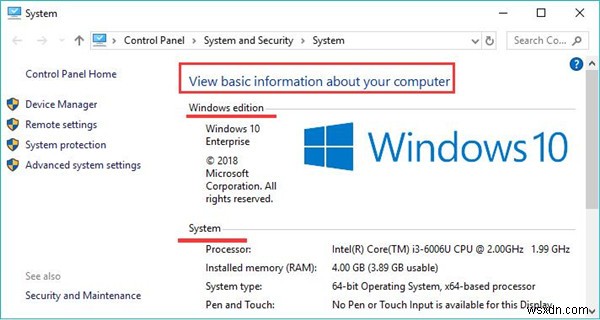 Windows 10、8、7でコンピューターの仕様を見つける方法 