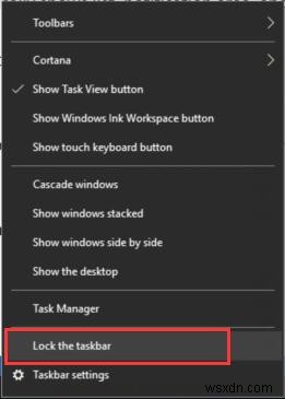 Windows10でタスクバーの位置を変更する方法 