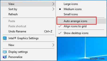 Windows10でデスクトップアイコンを左から右に変更する方法 
