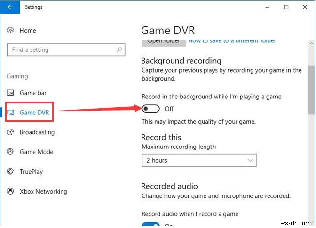 Windows10/11でゲームバーとDVRを無効にする方法 
