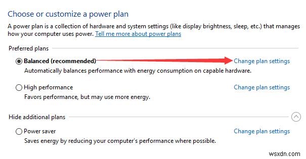 Windows10の高度な電源プランを変更する方法 