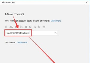 Windows10でMicrosoftアカウントを使用する方法 