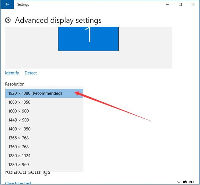 Windows10で画面解像度を変更する方法 