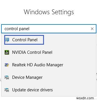 Windows10でコントロールパネルを開く5つの最も簡単な方法 