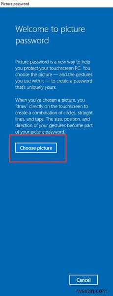 Windows10で画像パスワードを使用する方法 