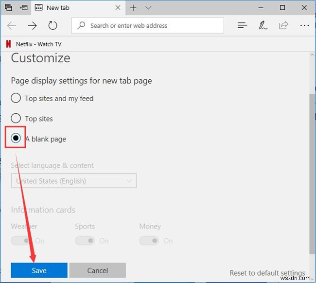 Microsoft Edge：デフォルトのブラウザとホームページを設定する 