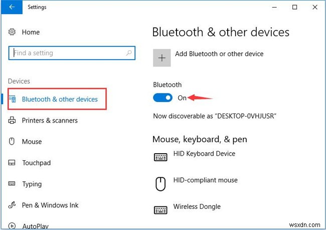 Windows10でBluetoothをオンにする方法 