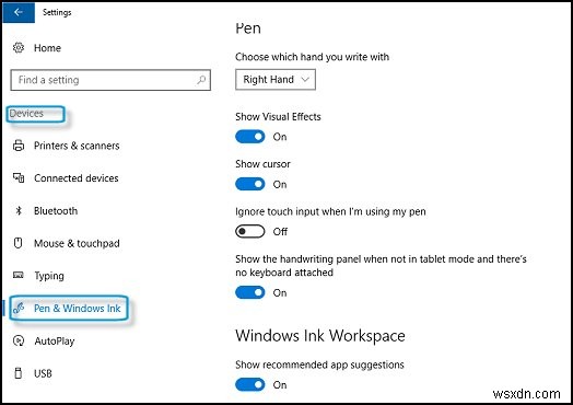 Windows10でペンとWindowsインクを使用する方法 