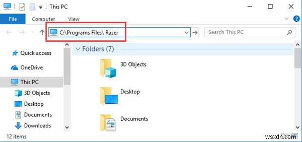修正済み：RazerSynapseがWindows10、8、7で機能しない 