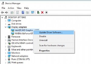 Windows10でIntelGrapicドライバーを更新する3つの方法 